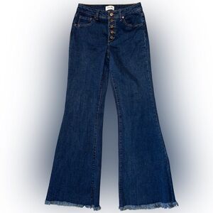 C'est Toi Dark Blue Flare Jeans 7/27